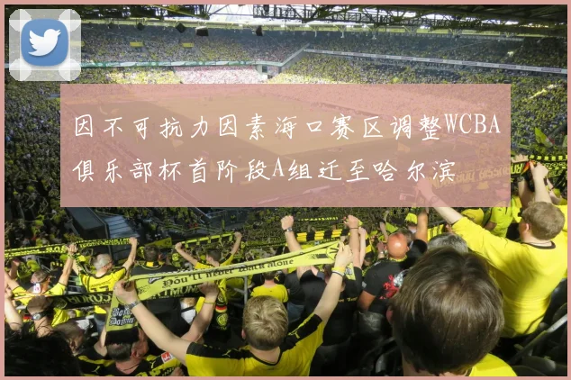 因不可抗力因素海口赛区调整WCBA俱乐部杯首阶段A组迁至哈尔滨